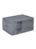 relaxdays Aufbewahrungstasche in Grau - (B)60 x (H)30 x (T)45 cm