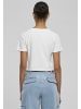 Mister Tee Cropped Tee in white