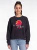 wat? Apparel Sweatshirt Born to bloom in Schwarz