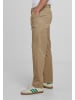 Urban Classics Urban Classics Pleated Twill Pants in unionbeige