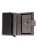Greenburry Vintage Geldbörse RFID Schutz Leder 7.5 cm in grey