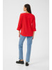 Kaffe Langarm-Bluse KAlinda in True Red