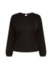 faina Langarmshirt in Schwarz