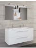 ebuy24 Badmöbelset BudasiS Weiß 111 x 47 cm