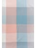 styleBREAKER Karo Schal in Blau-Grau-Rose