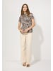 More & More Viskosebluse Animalprint in twotone animal print