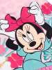 MINNIE MOUSE Disney Minnie Mouse Badeanzug mit Rüschen Schwimmanzug Einteiler in rosa