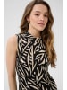 Kaffe Ärmellose Bluse KAkatrine Regular fit in Black Deep W. Sandshell Lines
