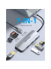 Vention USB-C-Hub, Multiport-Adapter, Dock, 7-in-1 100W in Schwarz