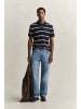 Gant Shirt in marine beige - 0001