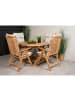ebuy24 Gartenset Kenya 5-teilig Natur 120 x 120 cm