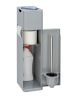 Wenko 6 in 1 Stand WC-Garnitur Imon Grau matt, Stand WC-Garnitur Mod. Imon 6 in 1 Grau matt in Grau