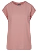 Urban Classics Urban Classics Damen Ladies Extended Shoulder Tee in lemonadepink