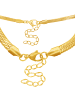 Steel_Art Schmuckset Herren mit Halskette und Armband Set Dean goldfarben in goldfarben