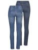 ARIZONA Jeansjeggings in dunkel blau