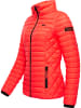 Marikoo Steppjacke Samtpfote in Neon Coral