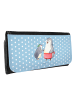 Mr. & Mrs. Panda Damen Portemonnaie Pinguin mit Kind ohne Spruch in Blau Pastell