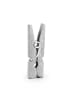 relaxdays 400 x Mini-Holzklammern in Silber