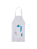 Mr. & Mrs. Panda Arbeitsschürze Einhorn Spaziergang ohne Spruch in Weiß