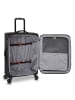 Roncato Metropolitan 4 Rollen Trolley 66 cm mit Dehnfalte in black