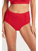 Sea Level Gathered Side High Waist Pant in RED