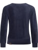 ragwear Kapuzensweatshirt Johanka Velvet in Navy