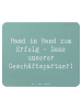 Mr. & Mrs. Panda Mauspad Spruch Erfolg Geschäftspartner mit Spruch in Meeresbrise