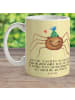 Mr. & Mrs. Panda Kindertasse Spinne Agathe Party mit Spruch in Gelb Pastell