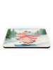 Mr. & Mrs. Panda Magnet Hase Skifahren Design ohne Spruch in Weiß