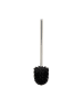 relaxdays 3x Toilettenbürste in Schwarz/ Silber - (H)35 x Ø 8 cm