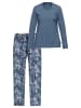 Ammann Schlafanzug Night & Home in Blau