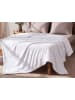 Beliani Kuscheldecke BJAS in Weiß - (W) 200 x (H) 1 x (L) 220 cm