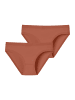 Schiesser Slip Invisible Cotton in terracotta