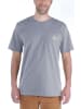 CARHARTT  T-Shirt "WW Pocket 103296" in Grau