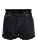 ONLY Kurze Bermuda Denim Jeans Shorts mit elastischem Bund ONLCUBA in Schwarz