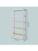 SONGMICS 2er-Set: Schwerlastregal Cozory in Silbern - (B)30 x (H)150 x (T)75 cm