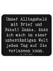 Mr. & Mrs. Panda Maus Pad Spruch Briefe & Pakete mit Spruch in Schwarz