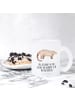 Mr. & Mrs. Panda Trinkbecher Nasenbär mit Spruch in Transparent