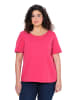 Ulla Popken Shirt in dunkel rosa