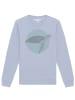 wat? Apparel Sweatshirt Meeresschildkröte in Serene Blue