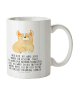 Mr. & Mrs. Panda Tasse Corgie mit Spruch in Weiß
