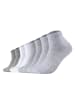 s.Oliver Socken 8er Pack in Grau/Weiß