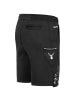 PAULGOS Jogginghose Design Trachten Lederhose Bermuda Shorts Kurz JOK5 in Schwarz