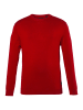 Men Plus Pullover in rubinrot