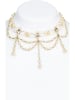 Schuhmacher Glasperlencollier 12223 in champagner