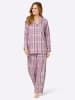Comtessa Pyjama in rosé-kariert
