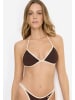 Copenhagen Studios Triangel-Bikini-Top in chocolate