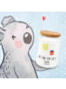 Mr. & Mrs. Panda Vorratsdose Toast Marmelade mit Spruch in Weiß