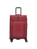 D&N Travel Line 9704 - 4-Rollen-Trolley M 68 cm erw. (dark red) in dark red