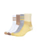 camano Socken silky touch colourblock Lurex 4er Pack silky touch in lemon grass